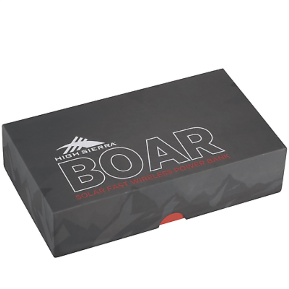 8053-09 High Sierra® IPX 5 Solar Fast Wireless Power Bank